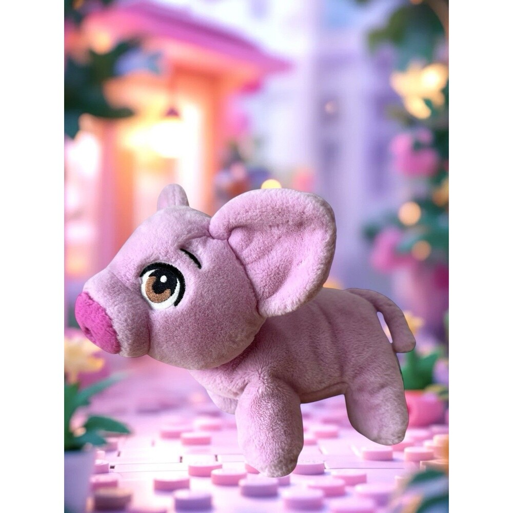 Hamlet Pig LEGO® Friends™ Plush by Manhattan Toy 2024 Collectible Plush Pink GUC